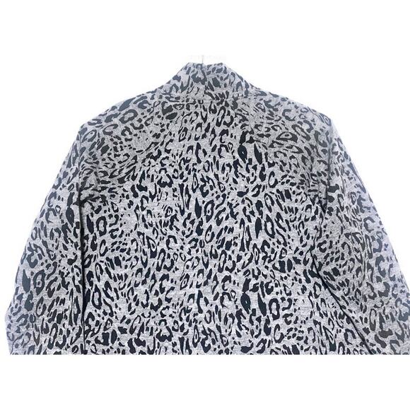 Rafaella Pullover Turtle Neck Shirt Women's 3X Black and Gray Spots Long Sleeves - Picture 5 of 7